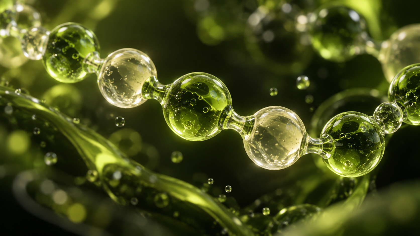 Conceptual molecular illustration